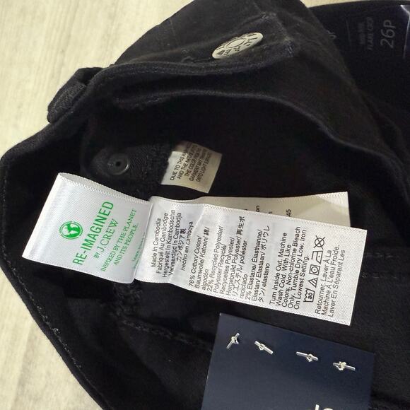 NWT J. Crew Mid-Rise Flare Crop All Day Stretch Size 26P - Picture 4 of 5